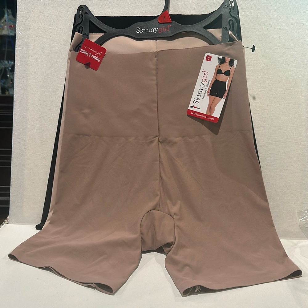 Skinny Girl (3) Pk Laser Shaping Shorts Tummy & Thigh Slimmers. Size S